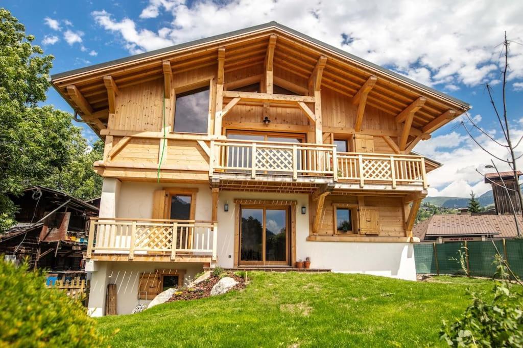 Charmant Appartement Dans Chalet, Coeur De Megeve Exterior photo