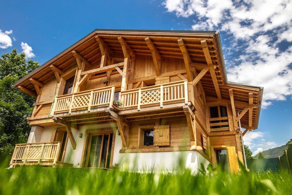 Charmant Appartement Dans Chalet, Coeur De Megeve Exterior photo